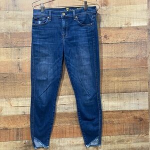 7 For All Mankind The Ankle Skinny Jeans Size 30